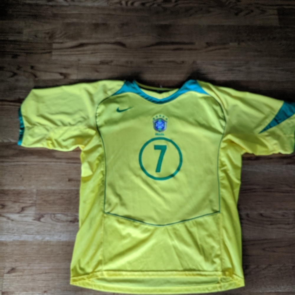 Ronaldinho Brazil Brasil Nike XL Jersey World Cup